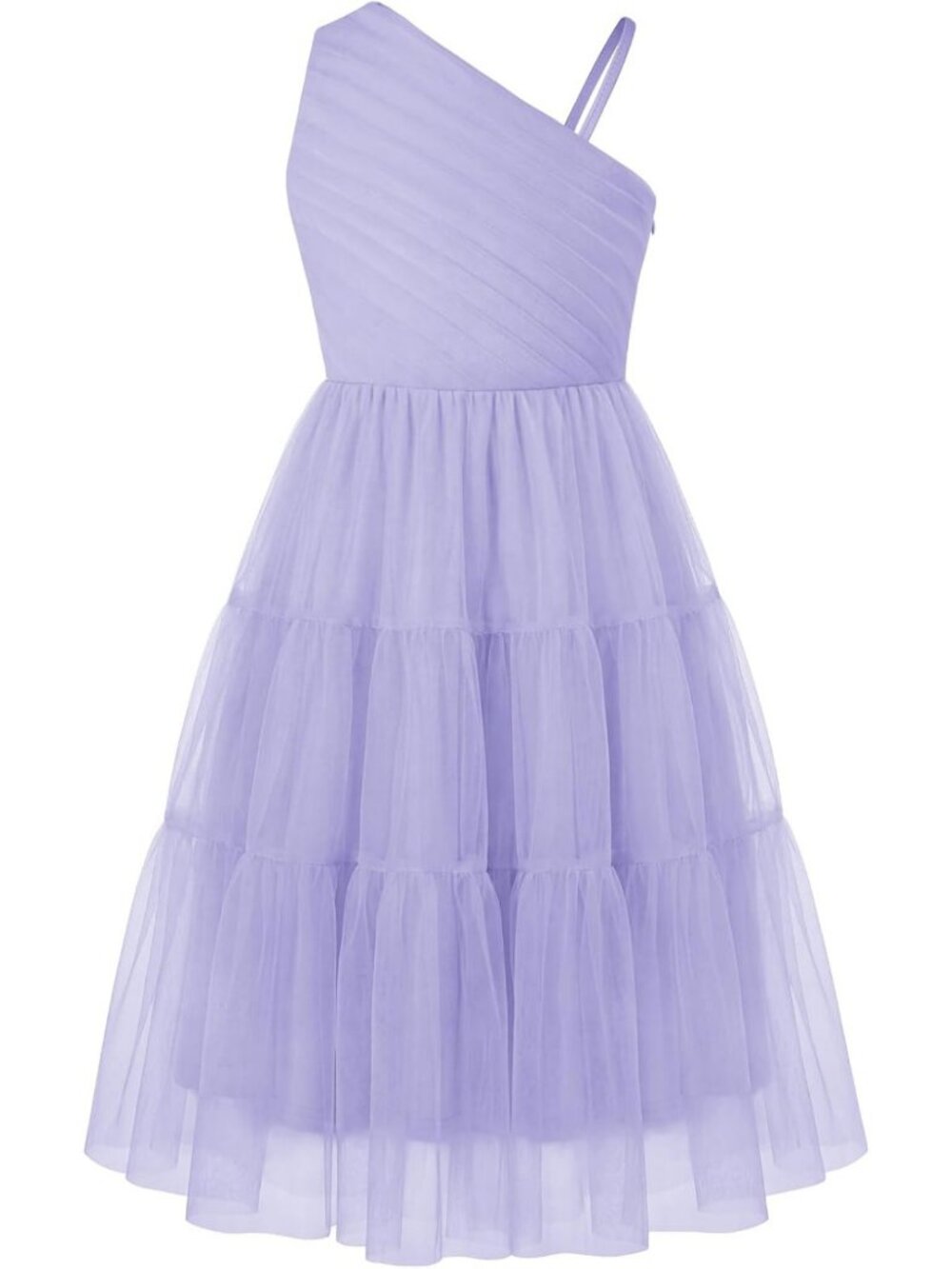 Maxi Flower Tulle Dress for Girls - Christmas Formal Party Prom Dress 7-14